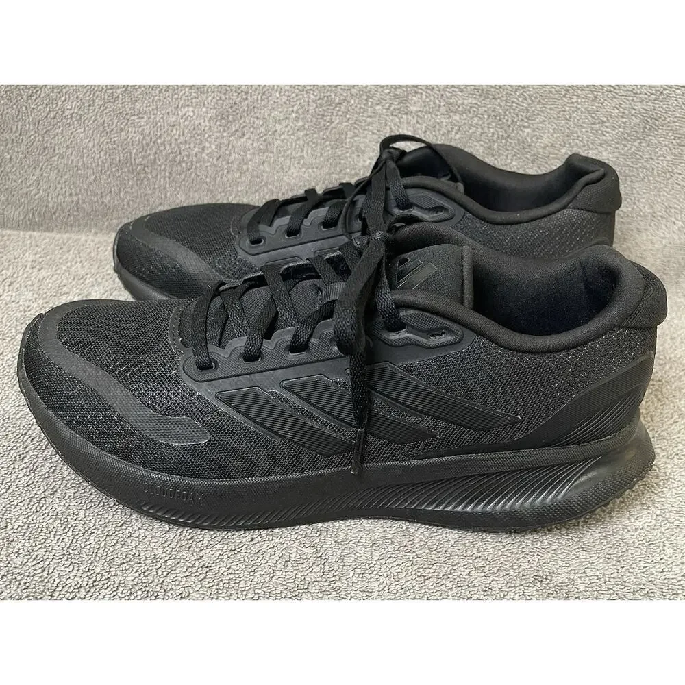 Adidas Runfalcon 5 Triple Black Women's Running Shoes Size 8